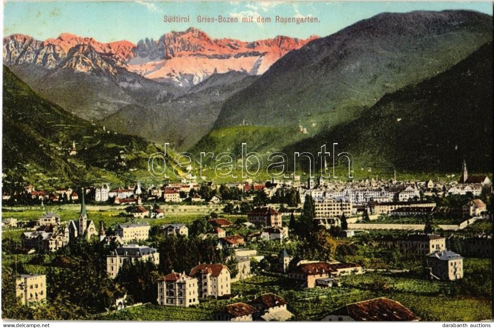 * T2/T3 Gries-San Quirino, Gries-Quirein (Bolzano, Bozen; Südtirol); Gries-Bozen Mit Dem Rosengarten - Sin Clasificación