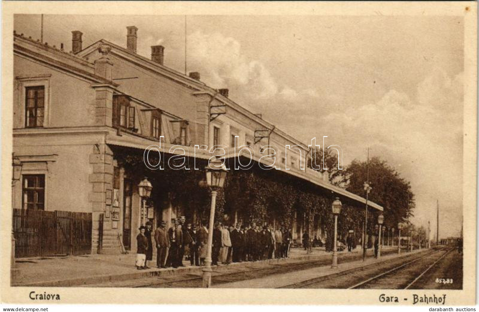 * T1/T2 Craiova, Királyi; Vasútállomás / Bahnhof / Railway Station - Non Classificati