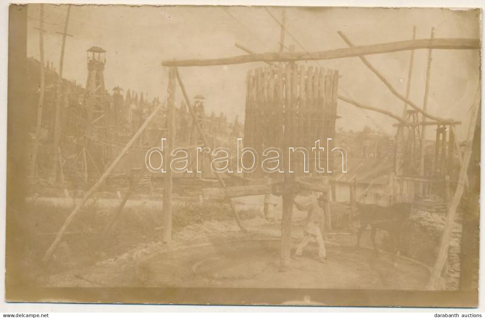 T2/T3 1915 Moreni, Petroleum Extraction, Oil Rigs. Photo (fl) - Ohne Zuordnung