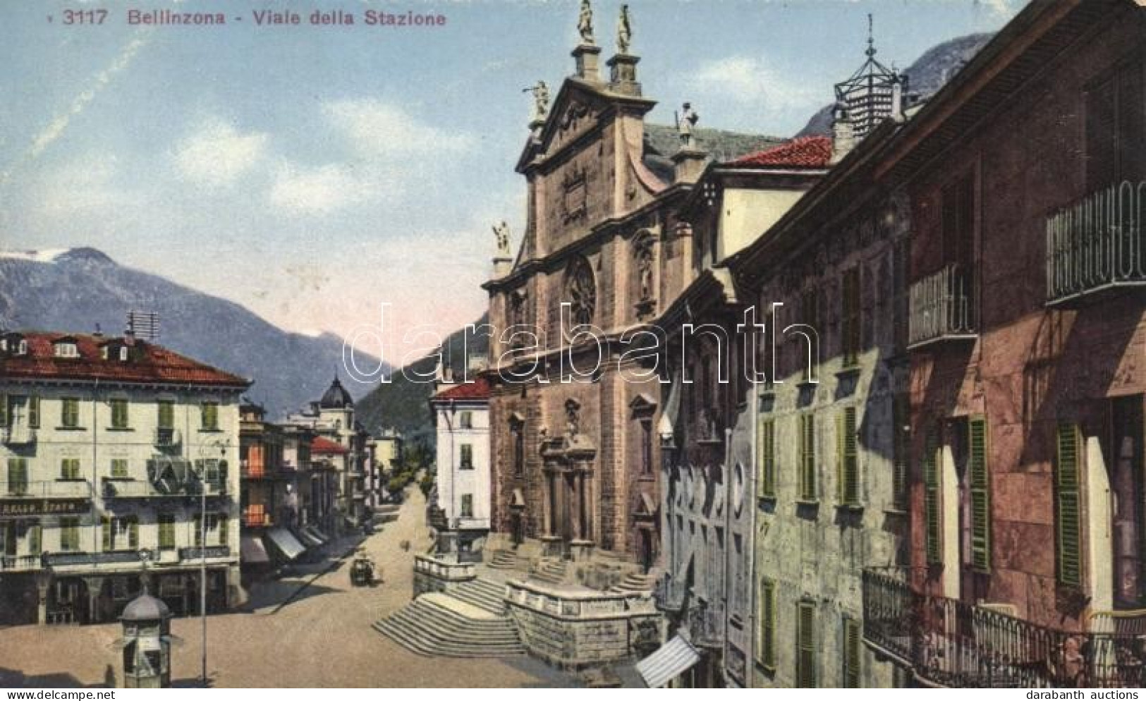 ** T1/T2 Bellinzona, Railway Station, Street, Pello Stato (fl) - Non Classificati