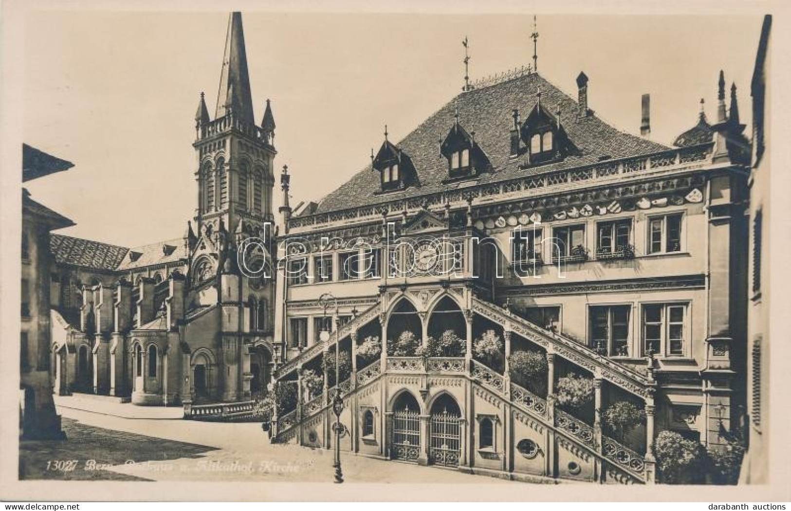 * T1/T2 Bern, Rathaus, Altkathol. Kirche / Town Hall, Church - Non Classés