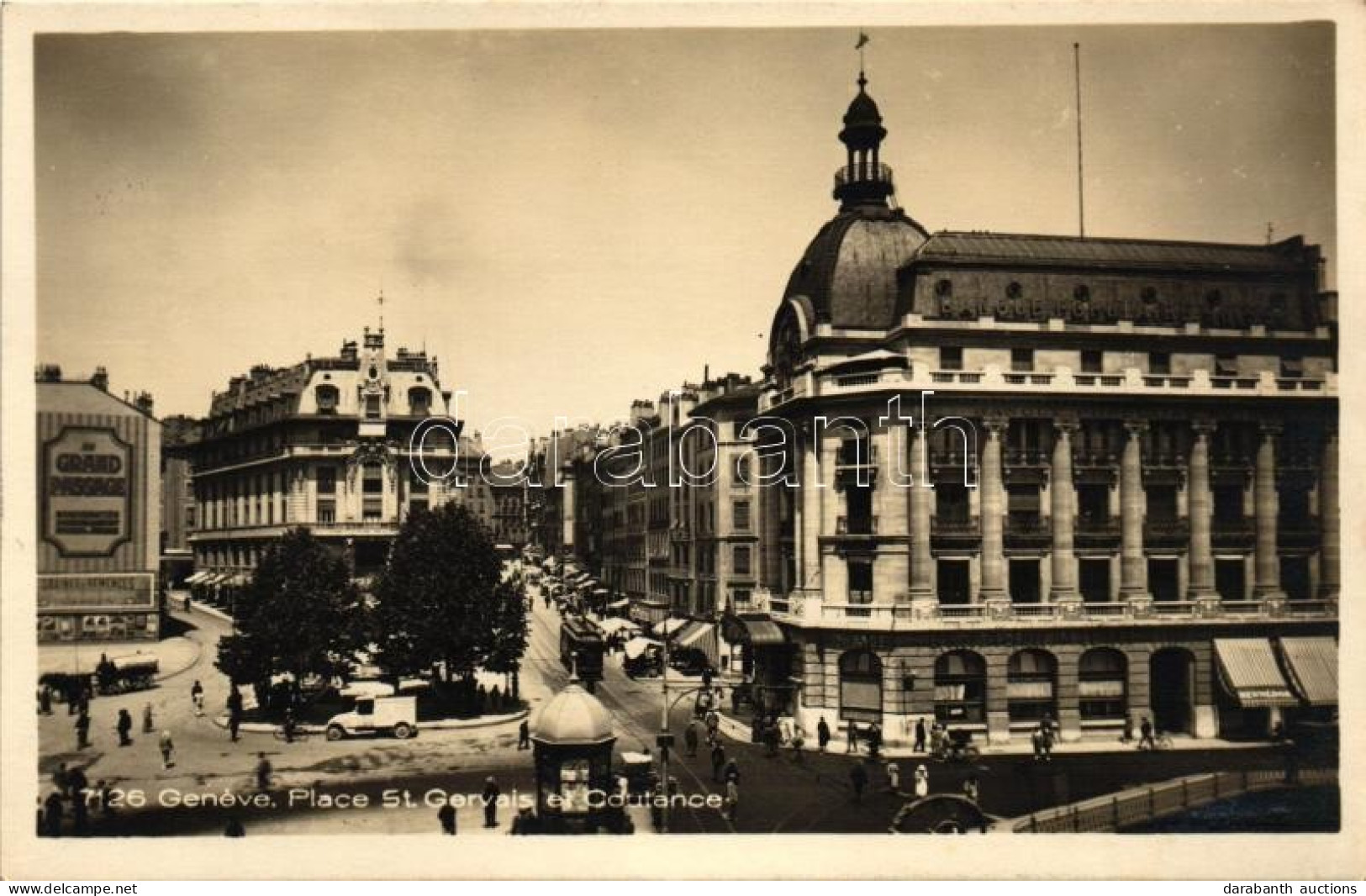 ** T1 Geneva, Place St. Gervais Et Coutance / Square, Automobiles - Unclassified