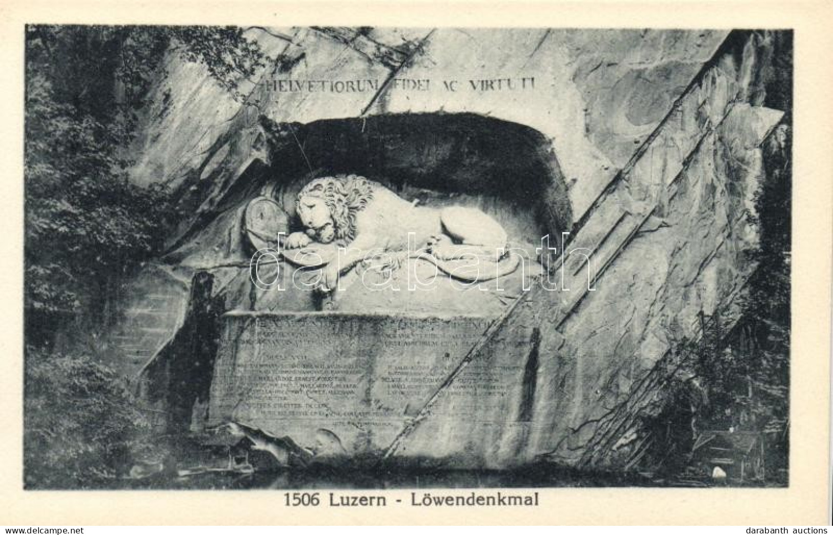 ** T1 Lucerne, Luzern; Lion Monument - Non Classés
