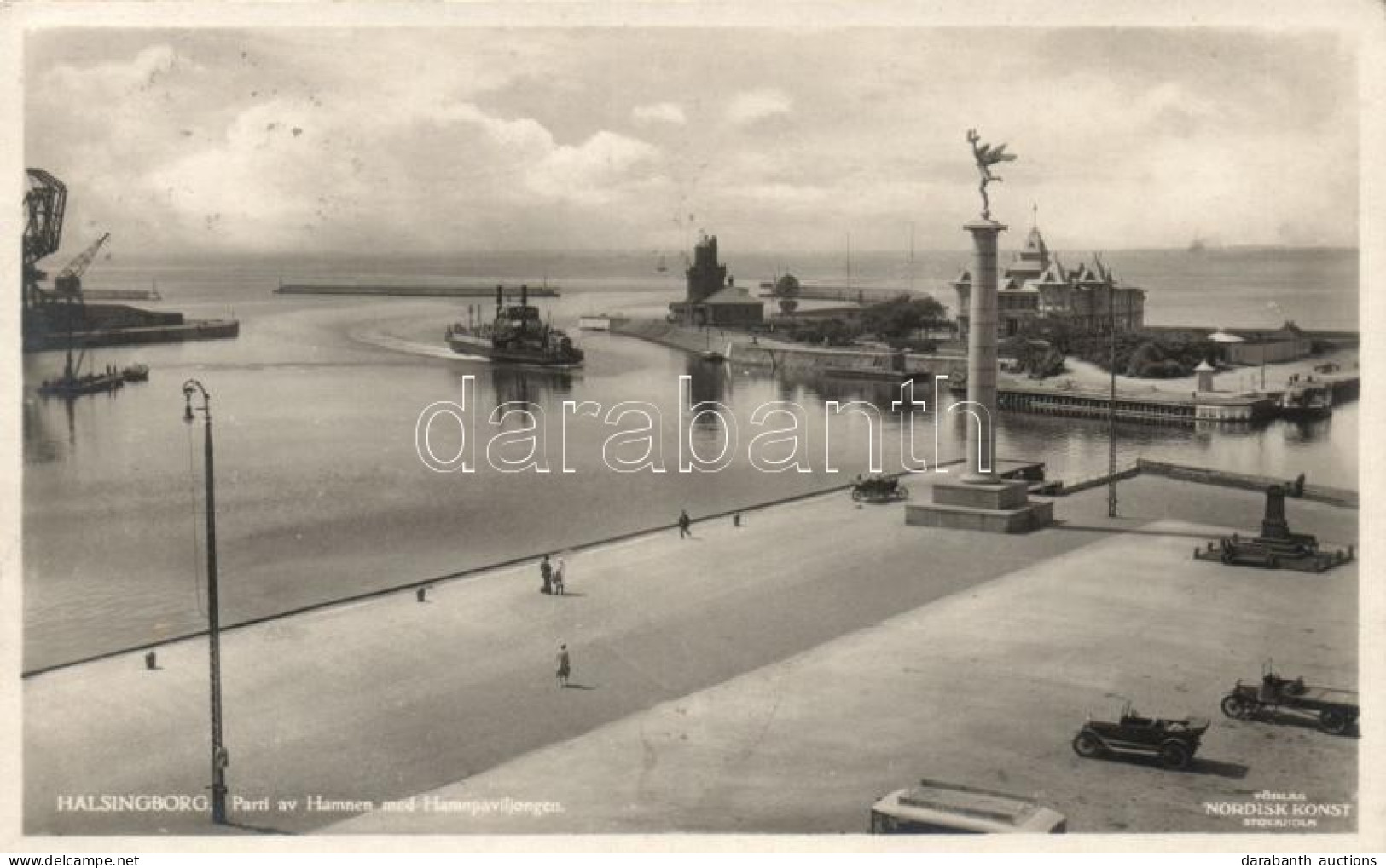 T2 Helsingborg, Hälsingborg; Port, Pavilion, Ship, Automobile - Unclassified