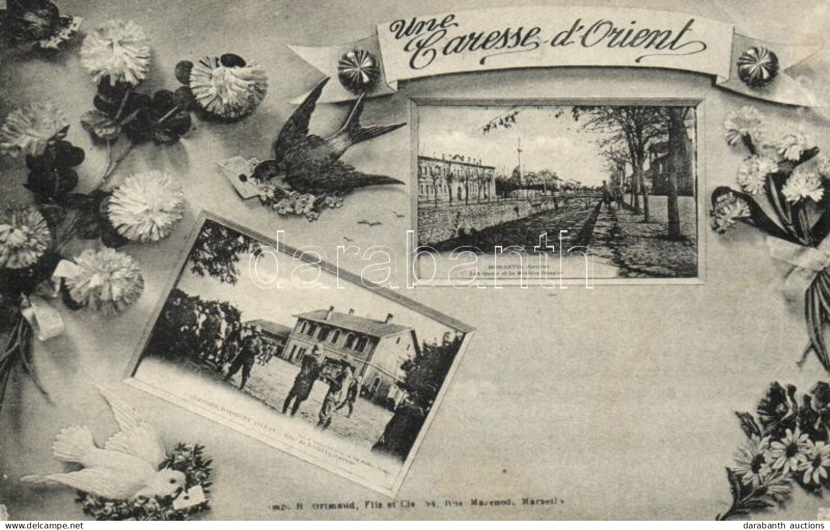 * T2/T3 Varnia Railway Station Military WWI; Bitola, Monastir, River Dragor, Floral (EK) - Unclassified