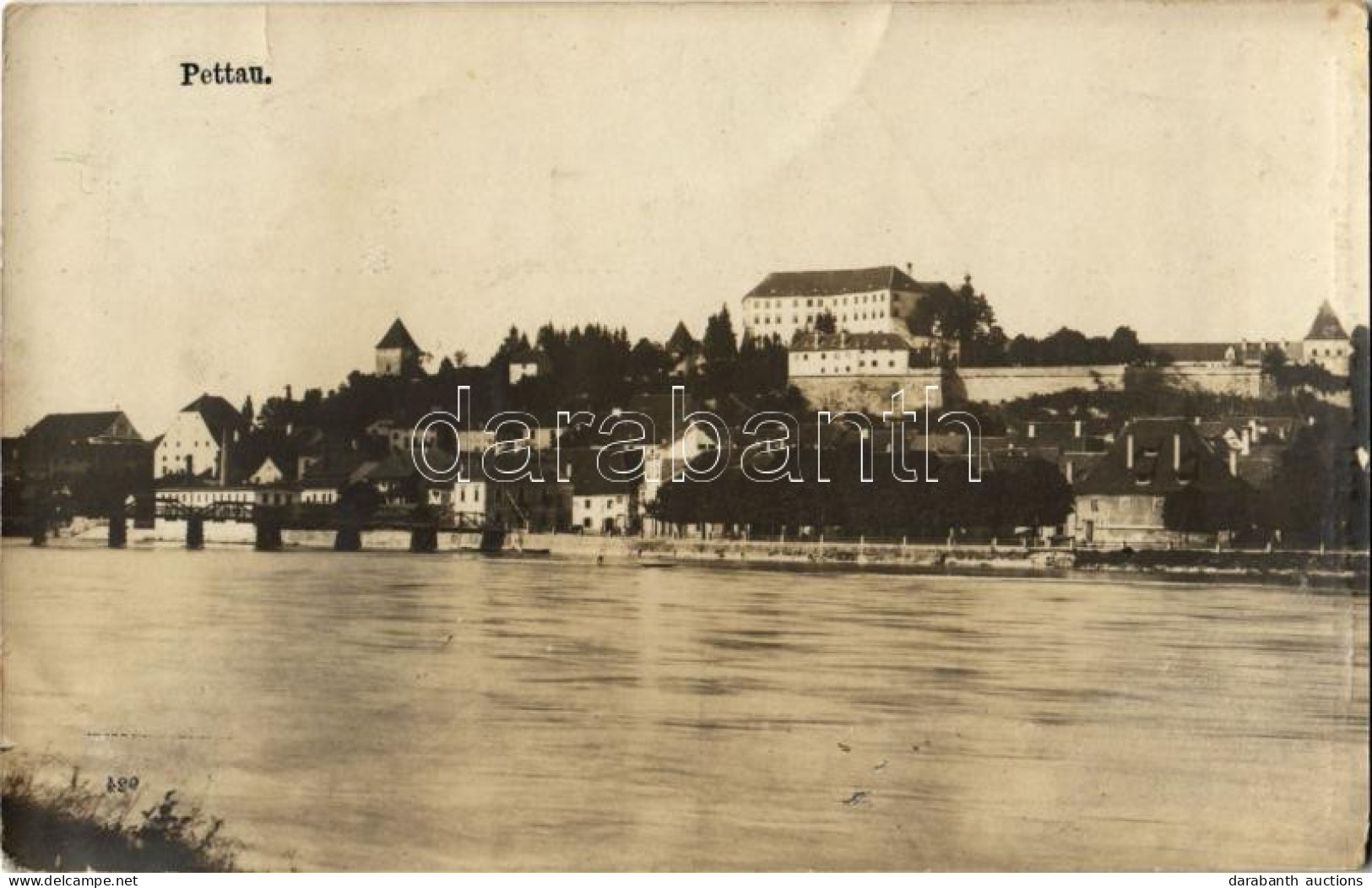 * T2/T3 1911 Ptuj, Pettau; Schloss / Castle. F. Erben Photo - Sin Clasificación