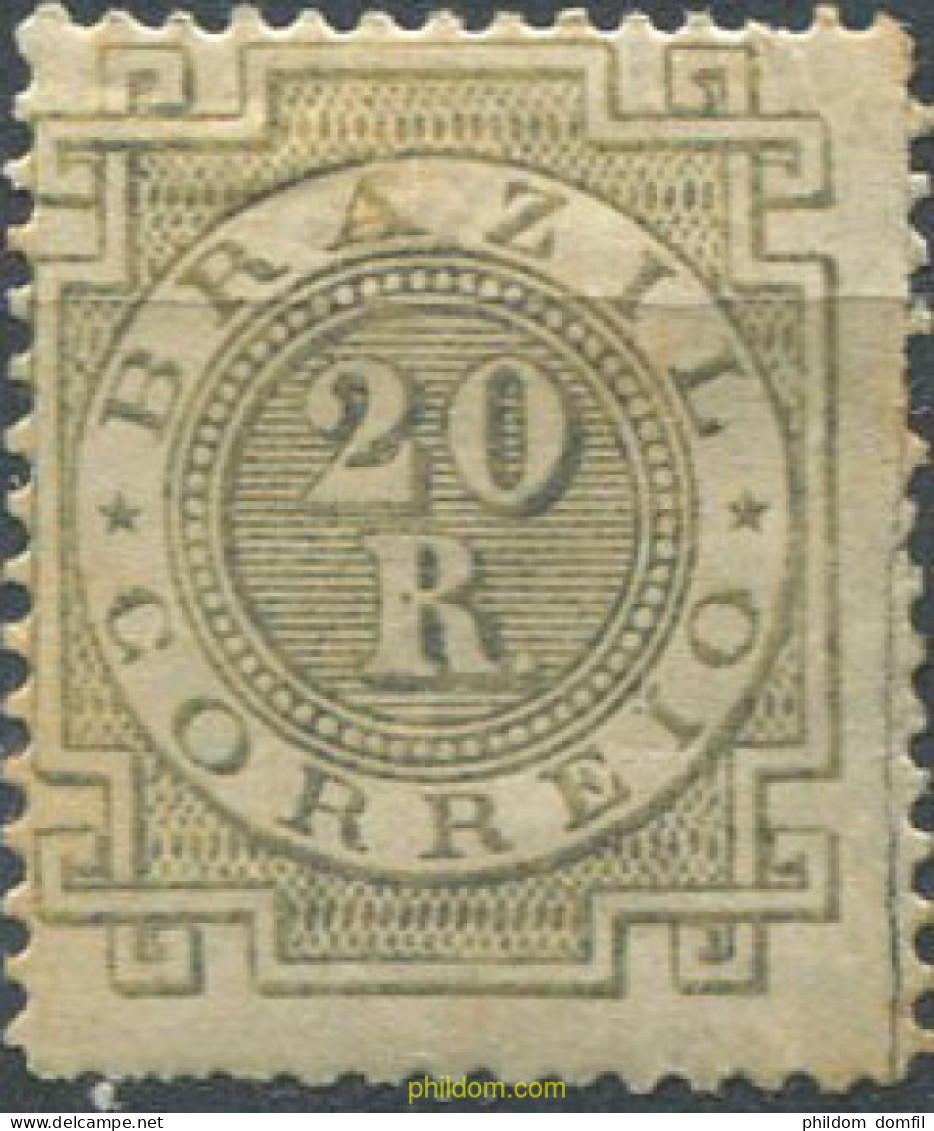 674055 HINGED BRASIL 1884 BASICA - Ongebruikt