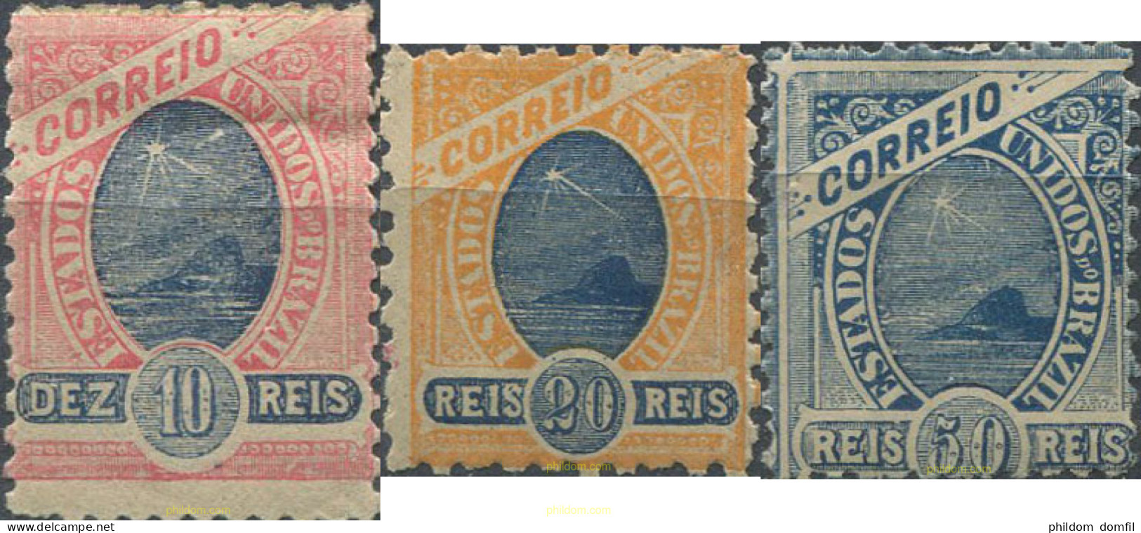 674116 HINGED BRASIL 1894 GRAVADOS - Unused Stamps