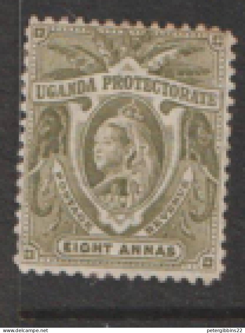 Uganda  1898   SG 98  8a Grey Green    Mounted Mint - Oeganda (...-1962)