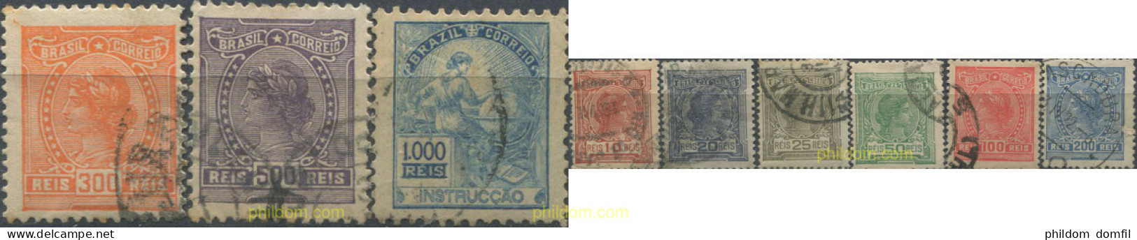 674439 USED BRASIL 1918 VARIADOS - Ongebruikt