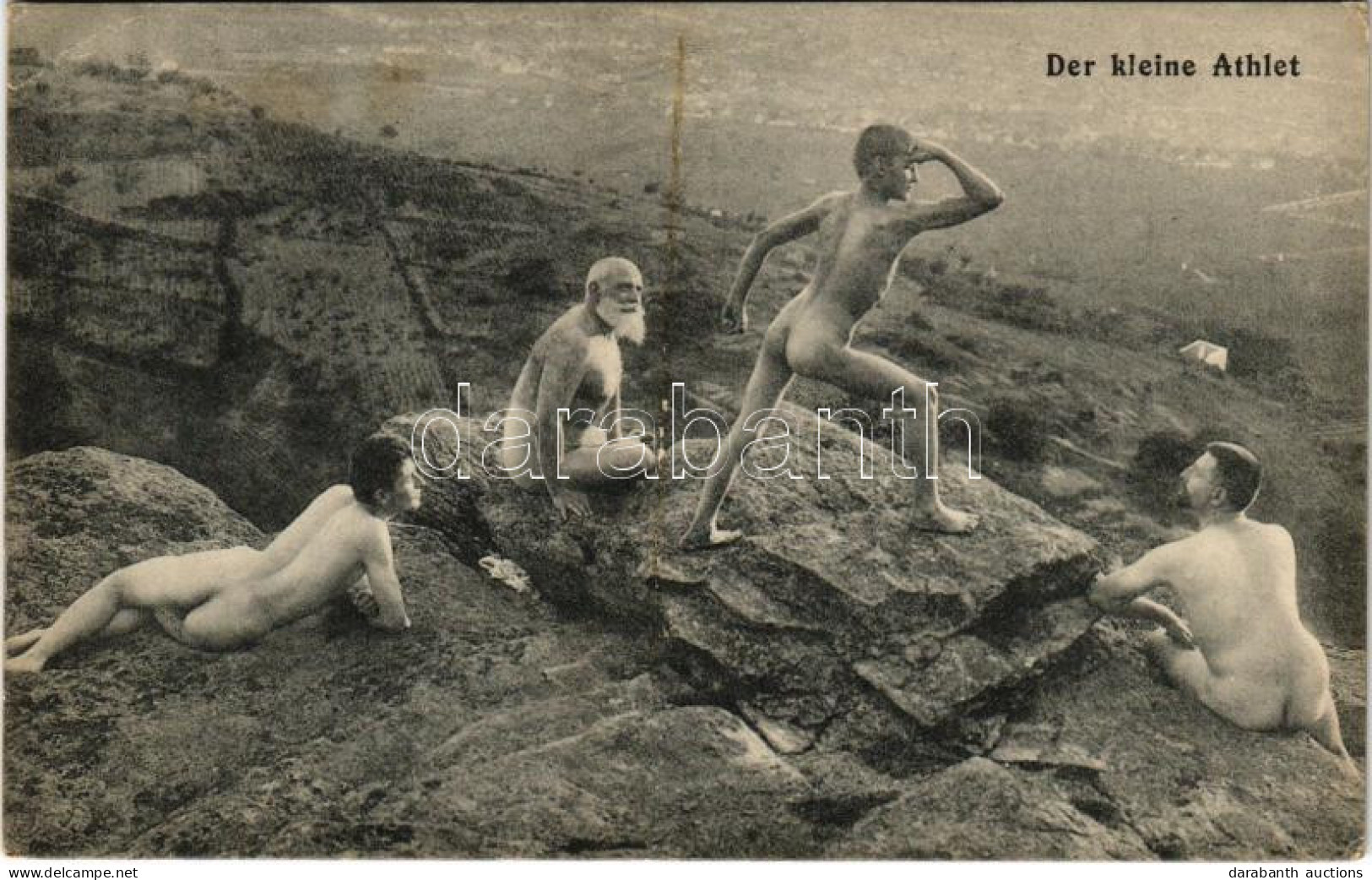 T2/T3 1917 Der Kleine Athlet / Erotic Nude Men (fl) - Unclassified