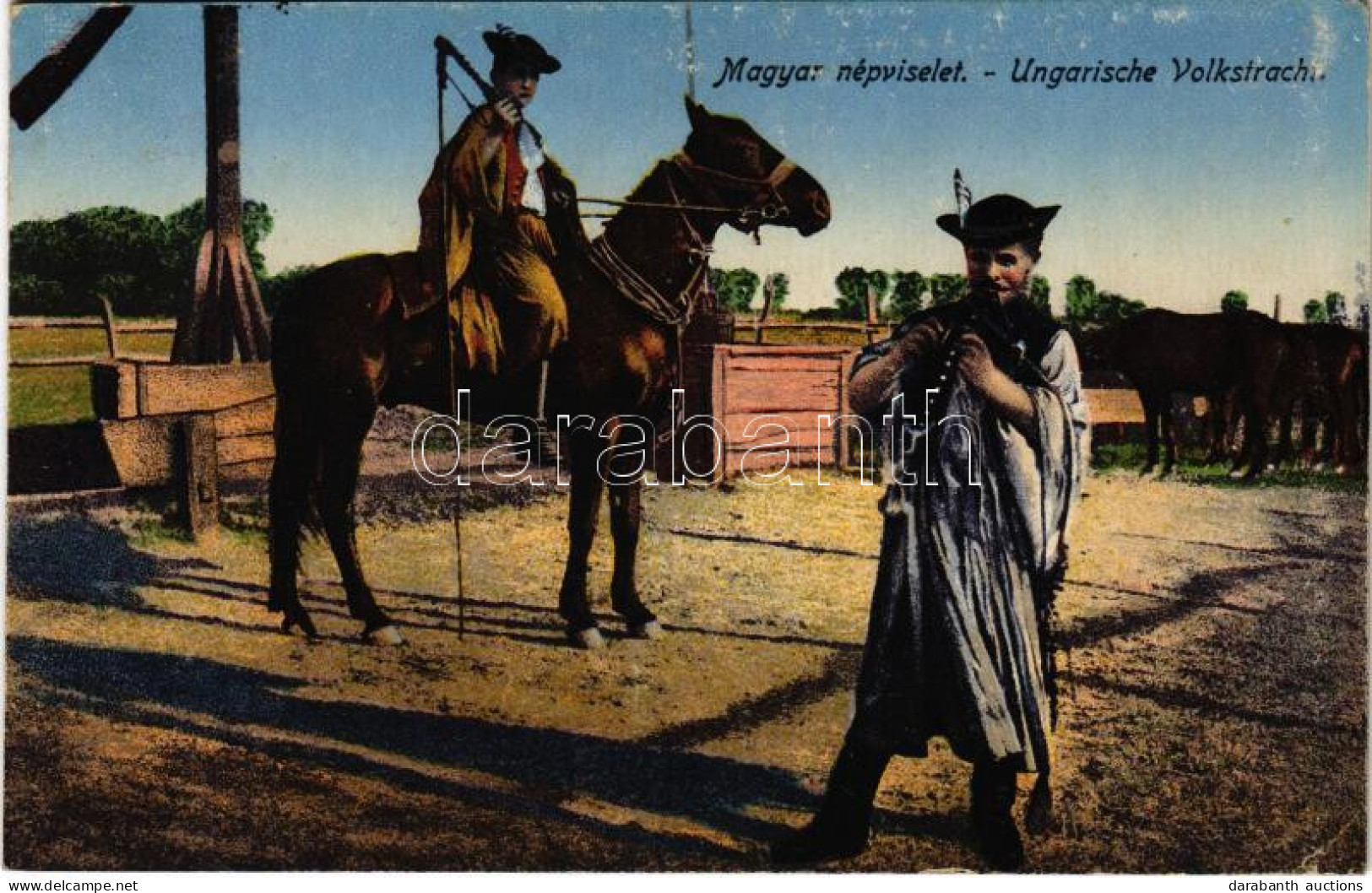 ** T2/T3 Magyar Népviselet / Hungarian Folklore (képeslap Füzetből / From Postcard Booklet) - Non Classés