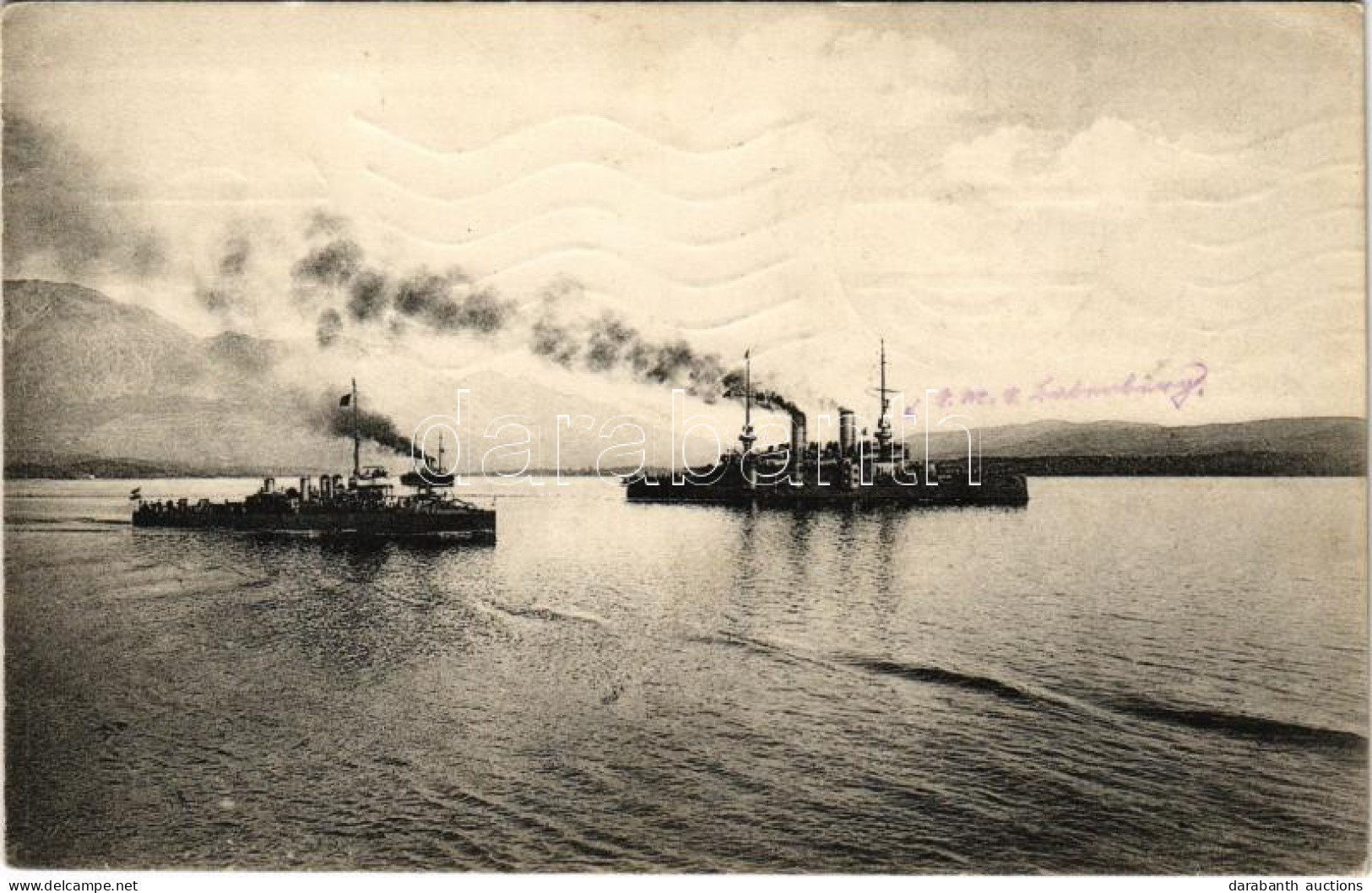 * T3 1910 SMS Babenberg Osztrák-magyar Csatahajó és SMS Ulan Huszár-osztályú Romboló / K.u.K. Kriegsmarine, Torpedobootz - Ohne Zuordnung