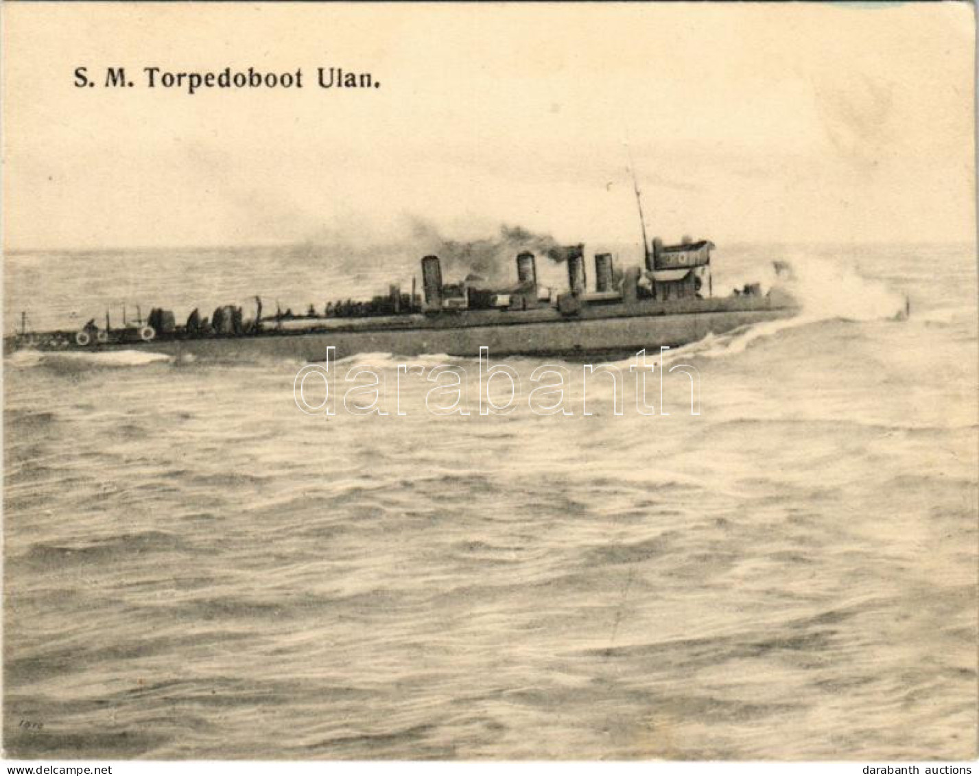 ** T2 SMS Ulan Osztrák-magyar Huszár-osztályú Romboló / K.u.K. Kriegsmarine, S.M. Torpedoboot (11,2 X 8,8 Cm) - Ohne Zuordnung