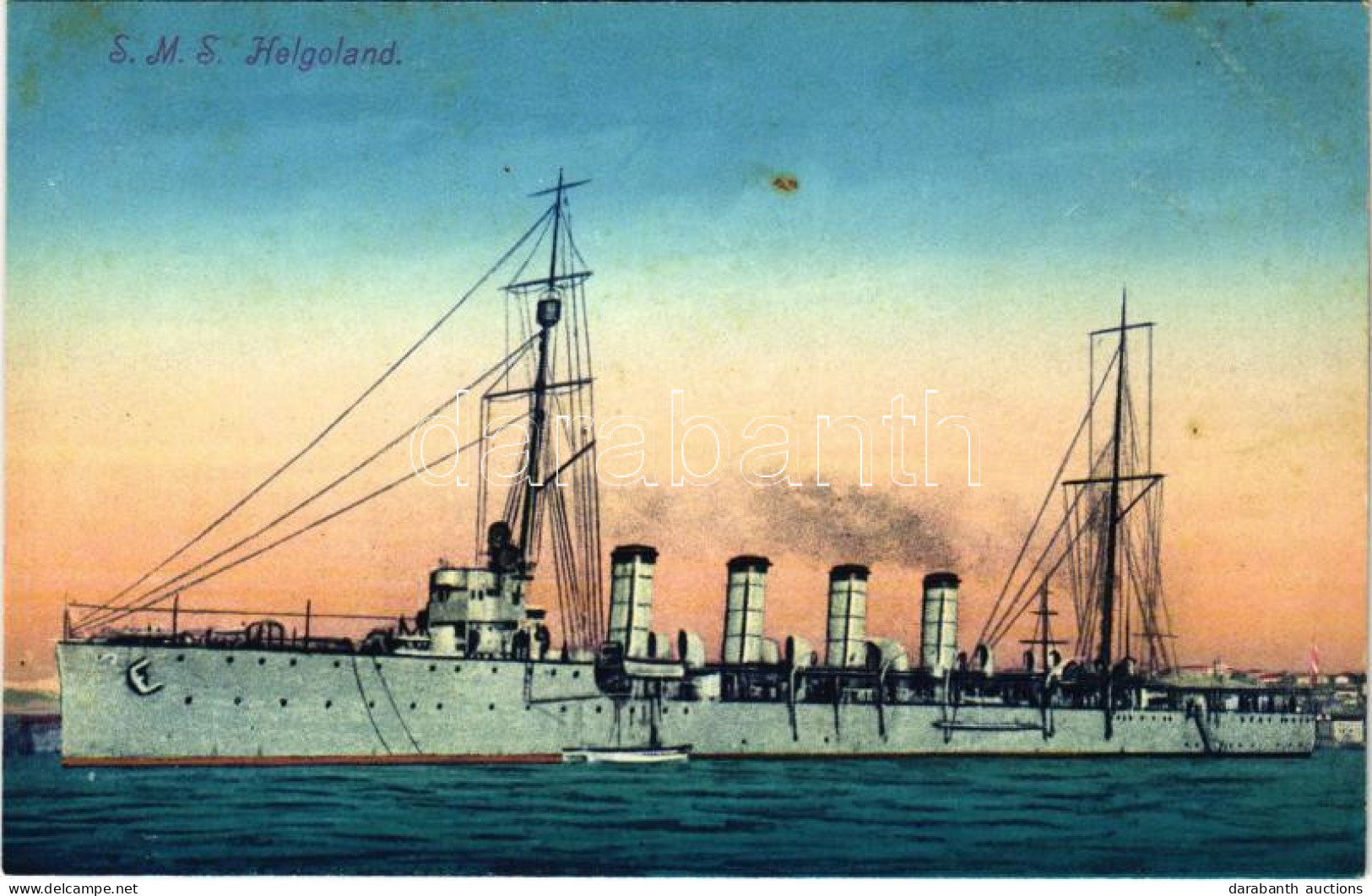 ** T2/T3 SMS Helgoland Az Osztrák-Magyar Haditengerészet Helgoland-osztályú Gyorscirkálója / K.u.K. Kriegsmarine Rapidkr - Non Classés
