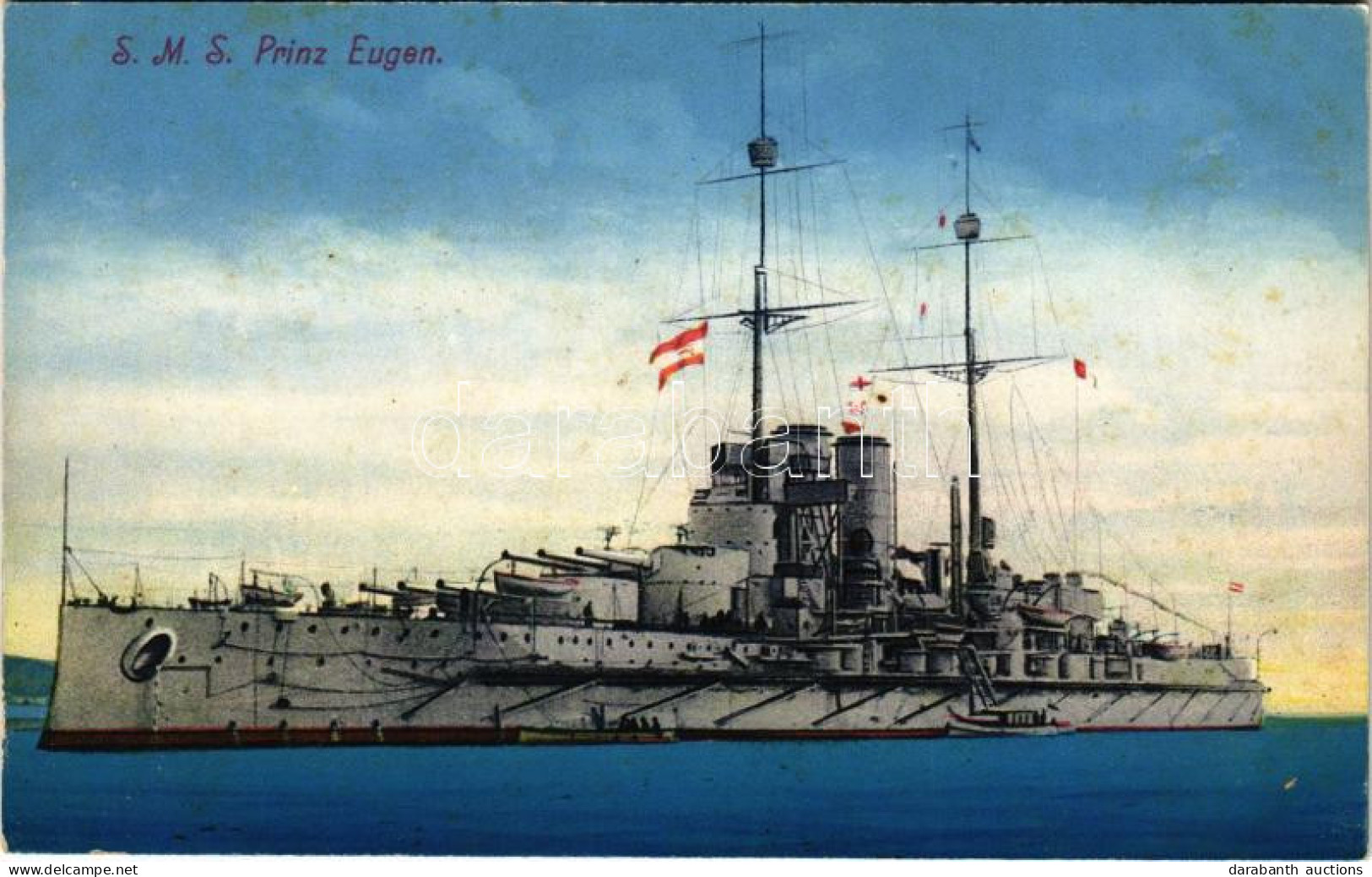 ** T2/T3 SMS Prinz Eugen Az Osztrák-Magyar Haditengerészet Tegetthoff-osztályú Csatahajója / K.u.K. Kriegsmarine / WWI A - Non Classés