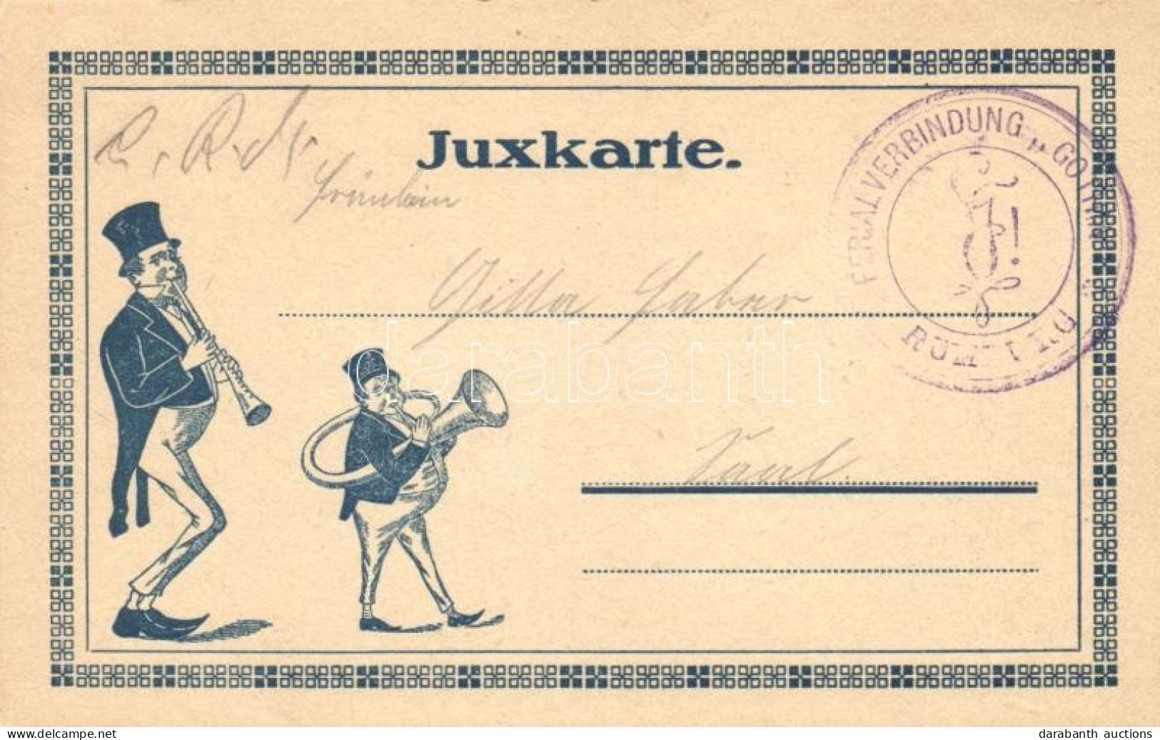 * T2 Jux-Karte / Joke-card, Humour, Musicians - Ohne Zuordnung