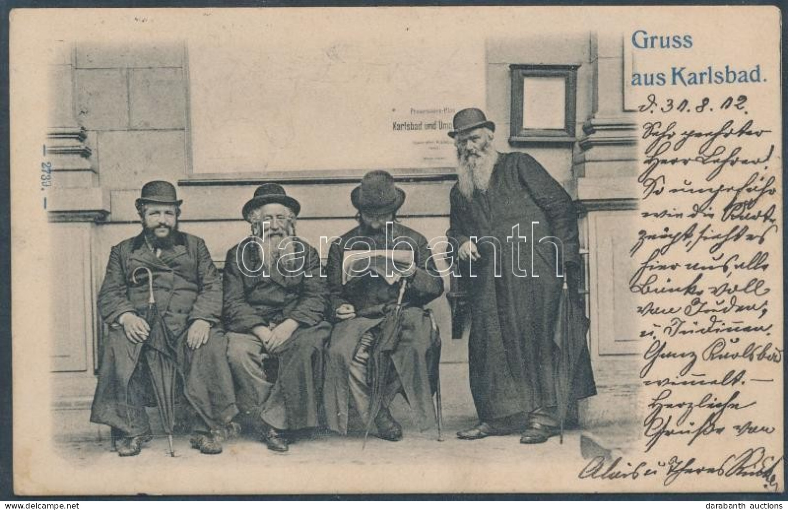 T2 Karlovy Vary, Karlsbad; Jewish Men, Judaica - Non Classificati