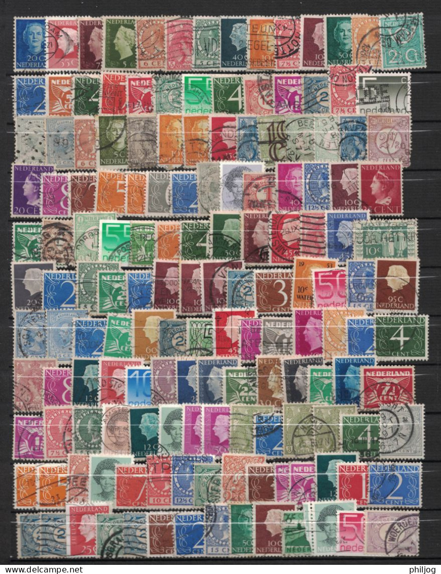 Pays-Bas - Lot De 700 Timbres Oblitérés - Mezclas (max 999 Sellos)