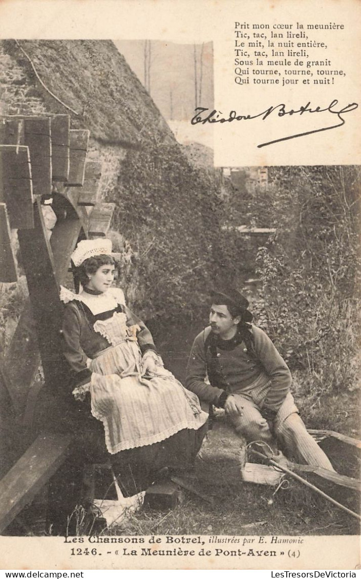 FOLKLORE - Costumes - La Meunière De Pont Aven - Carte Postale Ancienne - Trachten