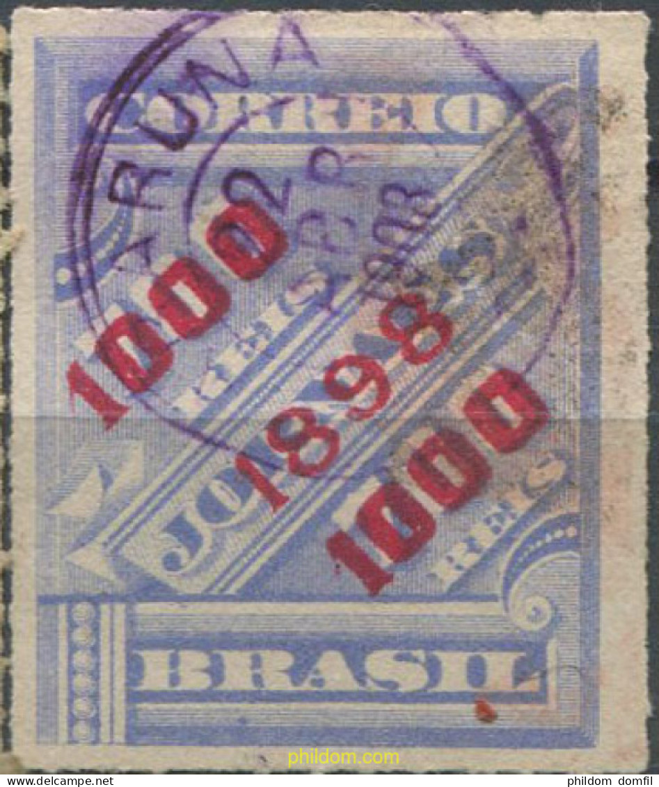 674224 USED BRASIL 1898 SELLOS DE PERIODICO, DEL 1889 SOBRECARGADOS - Nuovi