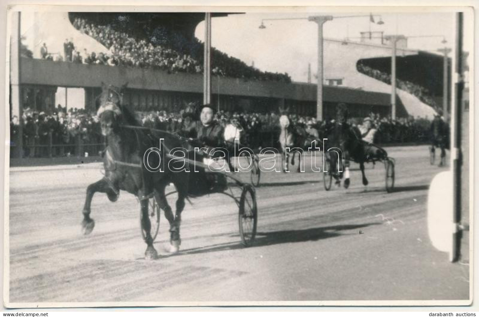 * T3 Ügető, Tószegi Ferenc Emlékverseny, Hajtó Id. Vári. Photo (EB) - Non Classés