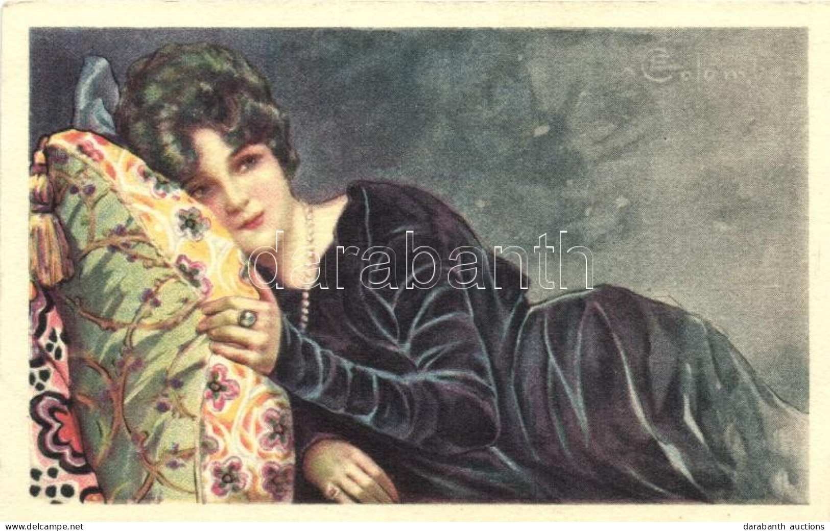 ** T1/T2 Italian Art Postcard, Lady, Proprieta Artistica Riservata No. 146. S: Colombo - Non Classificati