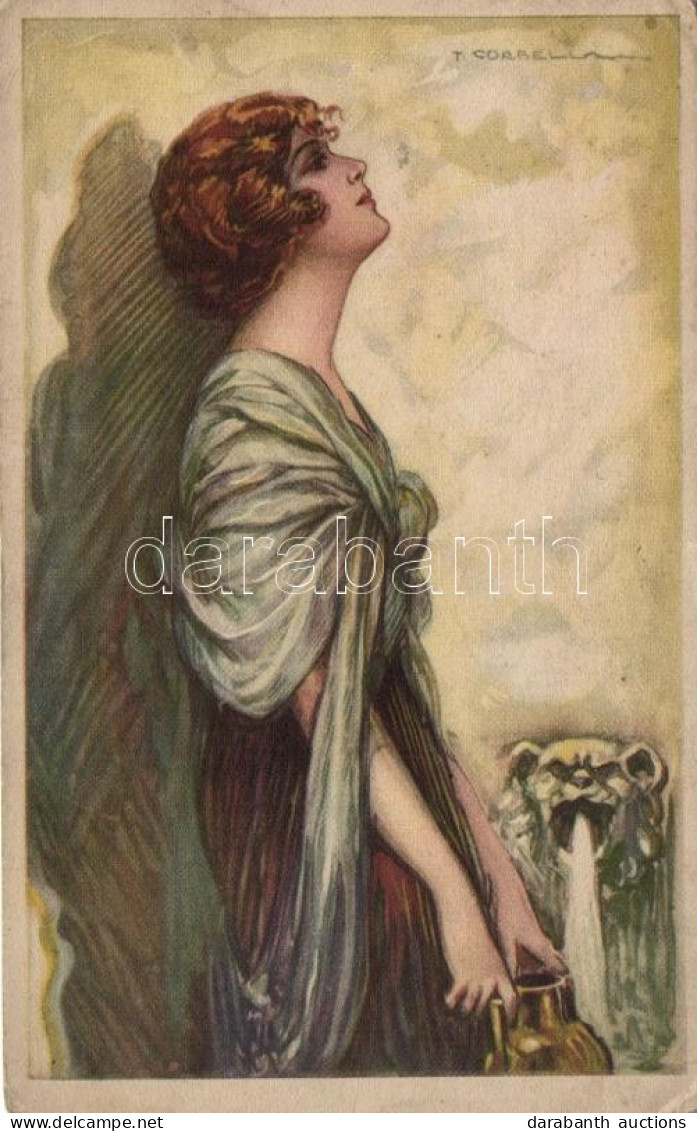 ** T3 'Anna & Gasparini' Italian Art Postcard S: T. Corbella - Ohne Zuordnung