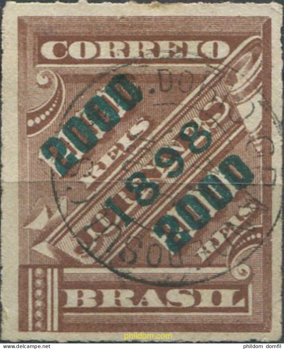 674226 USED BRASIL 1898 SELLOS DE PERIODICO, DEL 1889 SOBRECARGADOS - Unused Stamps