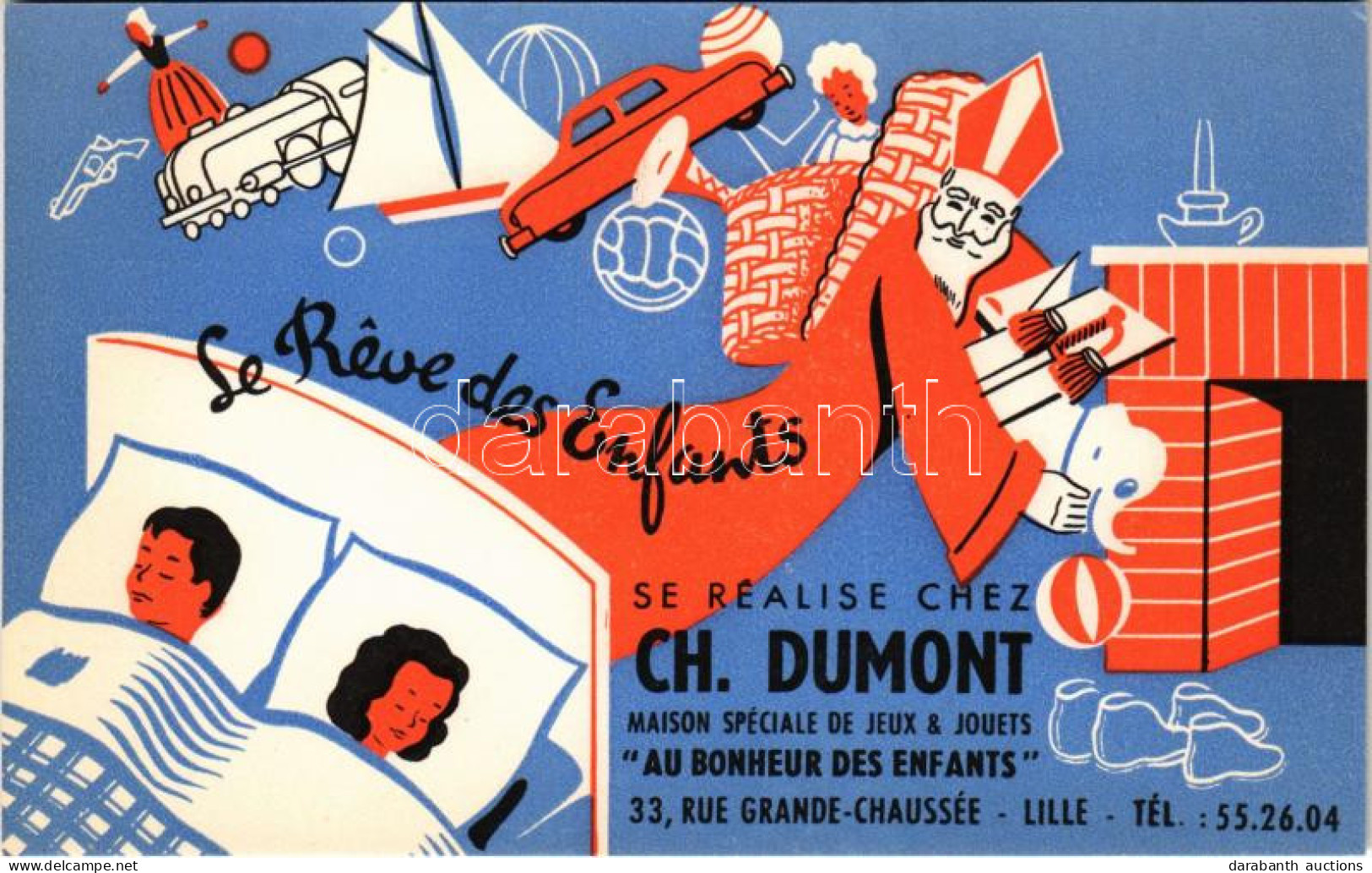 ** T1 Le Reve Des Enfants - Se Réalise Chez Ch. Dumont. Maison Spéciale De Jeux & Jouets "Au Bonheur Des Enfants", Lille - Non Classificati