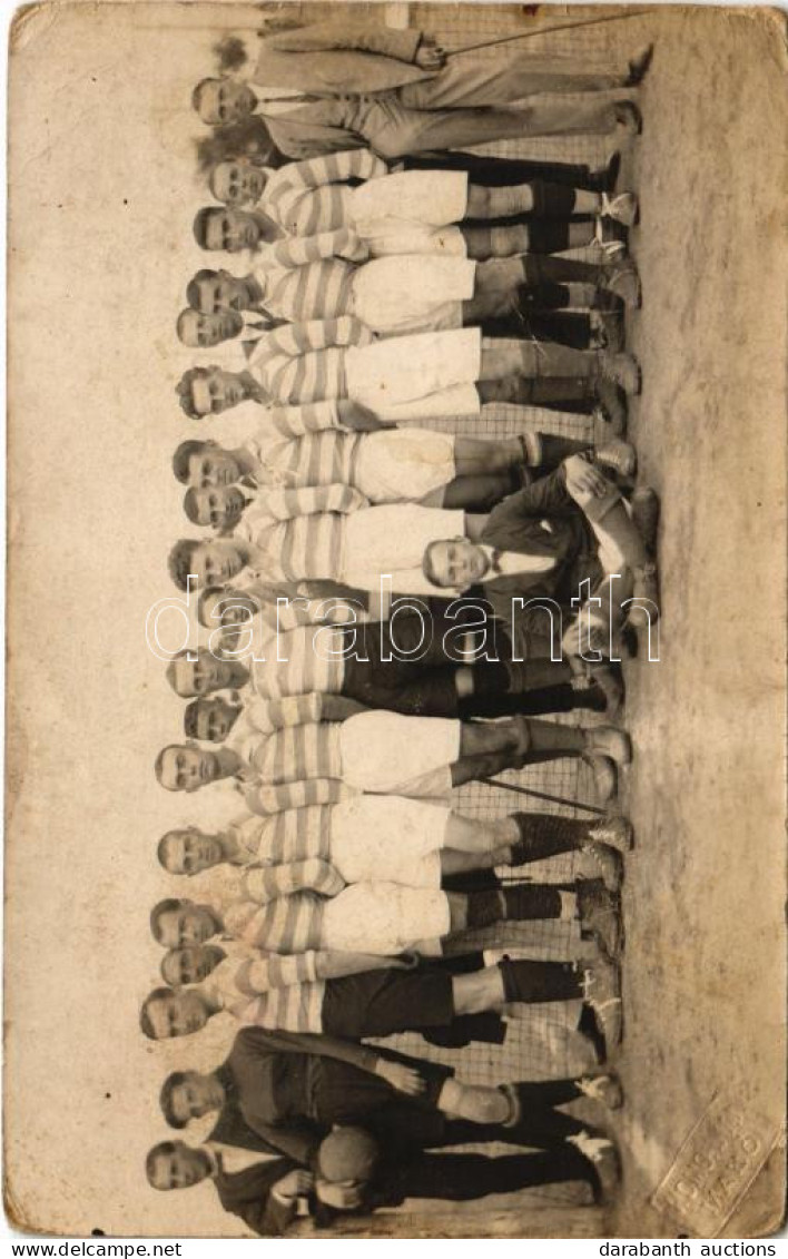 * T3 1924 Makó, Szeged-Békéscsaba Labdarúgó Meccsről, Focisták. Homonnai Felvétele / Hungarian Football Team. Sport Phot - Non Classificati