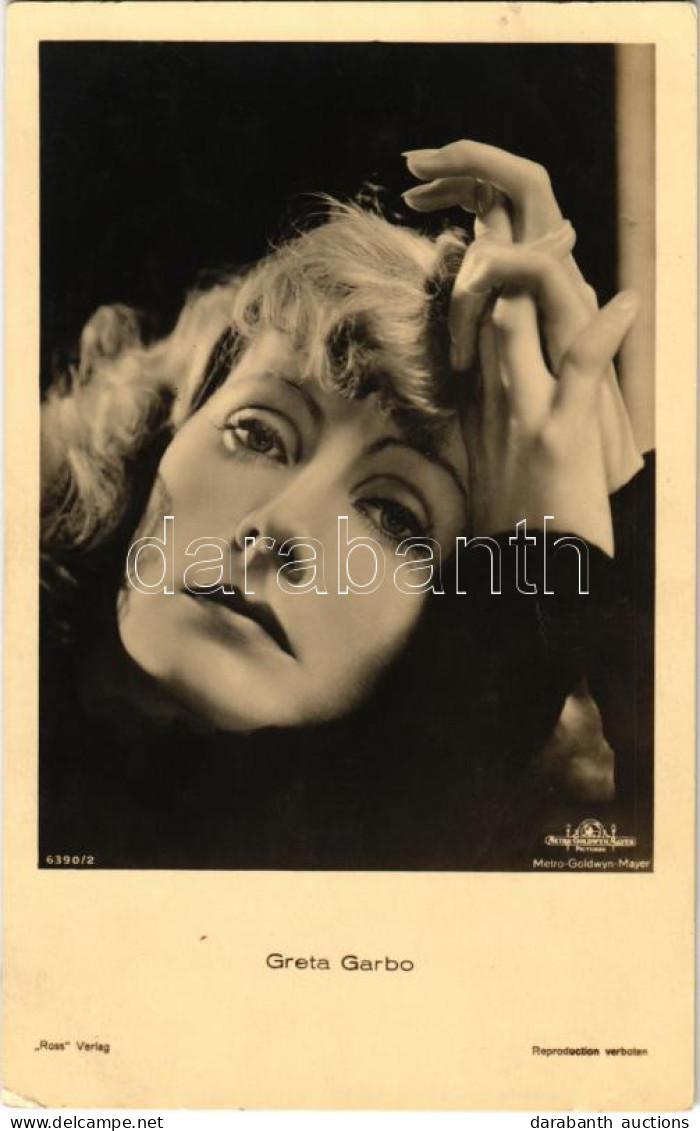 T2/T3 1935 Greta Garbo. Ross Verlag 6390/2. Metro-Goldwyn-Mayer (EK) - Non Classificati