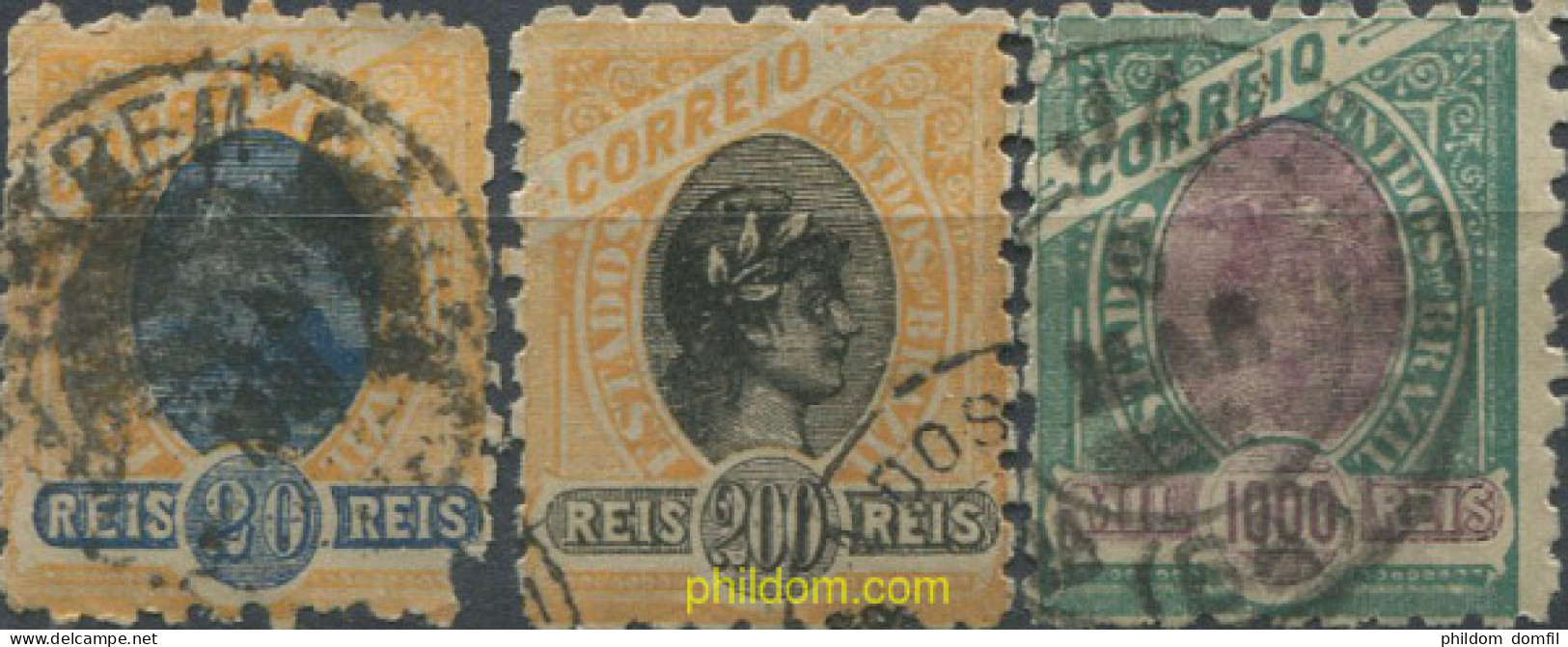 674204 USED BRASIL 1894 GRAVADOS - Unused Stamps