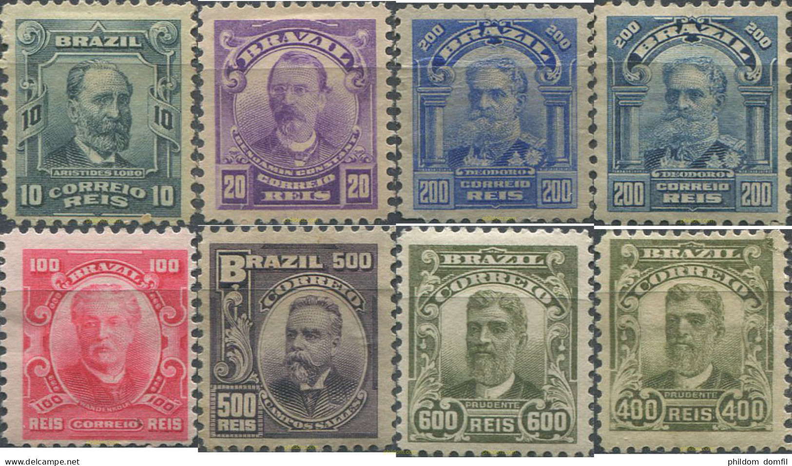 674343 HINGED BRASIL 1906 EFFIGIES DIVERSAS - Unused Stamps