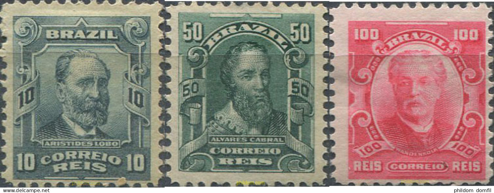 674344 HINGED BRASIL 1906 EFFIGIES DIVERSAS - Nuovi