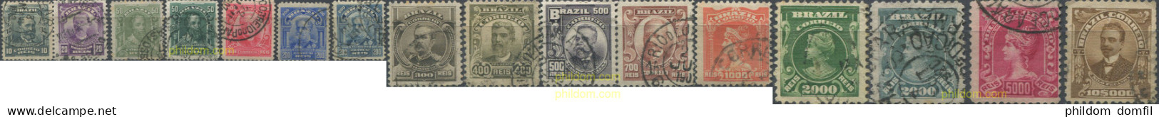 674345 USED BRASIL 1906 EFFIGIES DIVERSAS - Unused Stamps