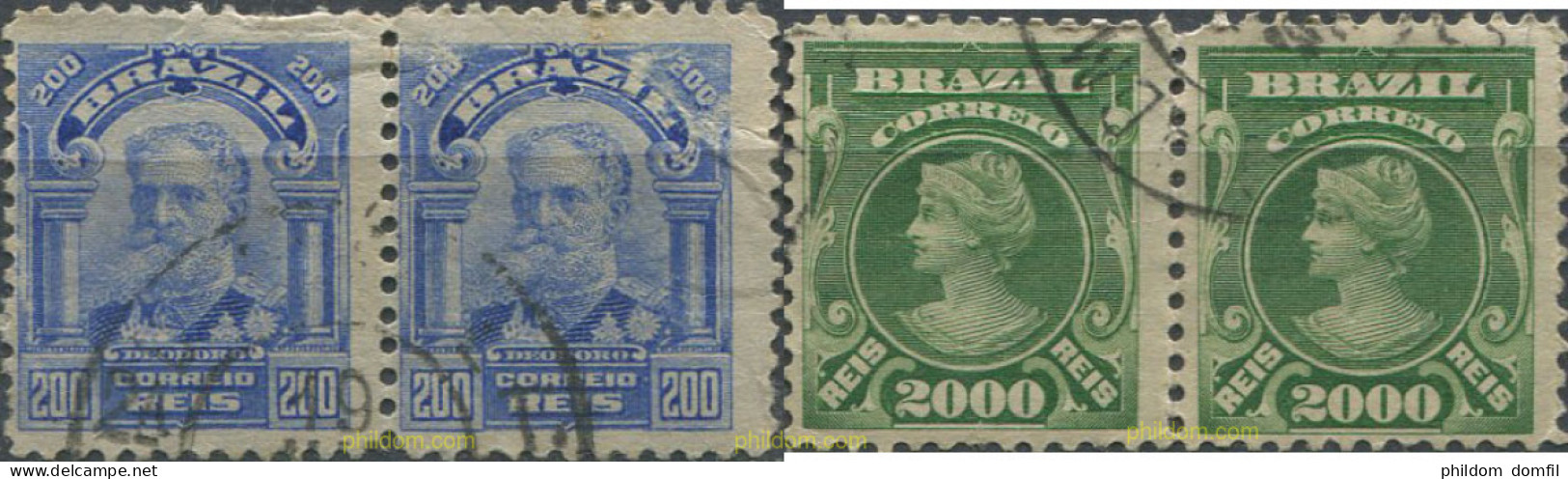 674346 USED BRASIL 1906 EFFIGIES DIVERSAS - Unused Stamps