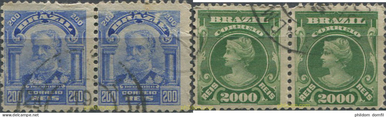 674346 USED BRASIL 1906 EFFIGIES DIVERSAS - Ungebraucht