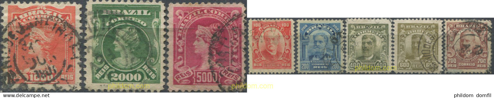 674353 USED BRASIL 1906 EFFIGIES DIVERSAS - Ungebraucht