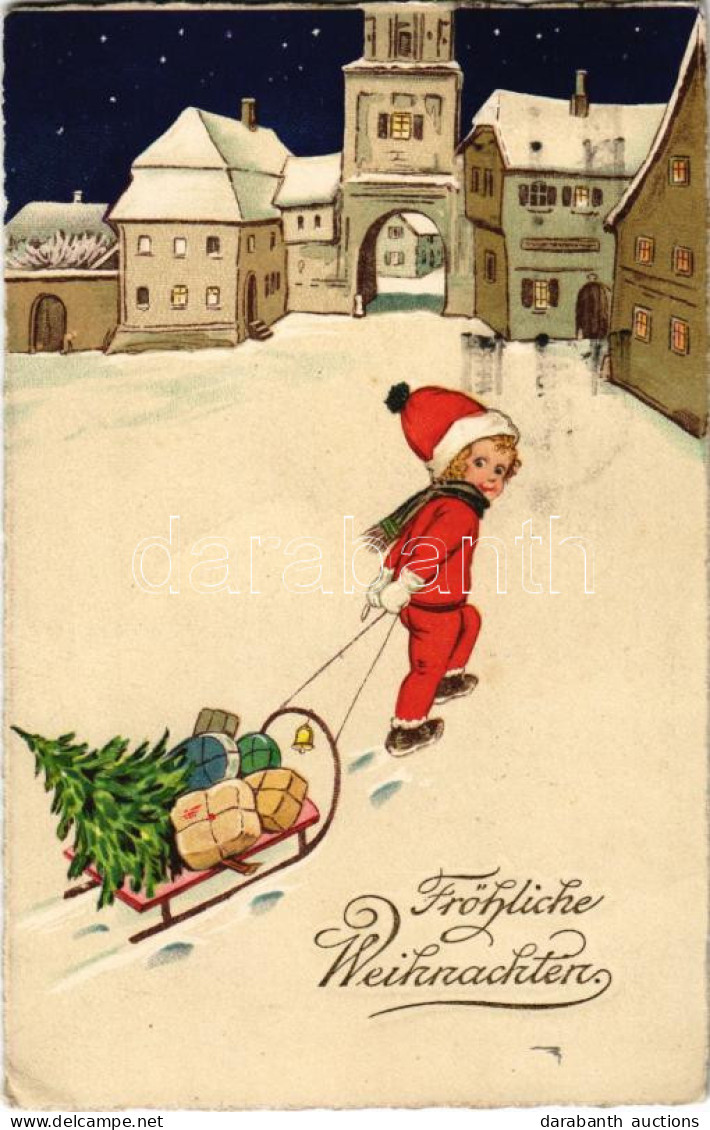 T2/T3 1926 Fröhliche Weihnachten / Boldog Karácsonyi Ünnepeket! / Christmas Greeting. Amag No. 2179. Litho (EK) - Non Classificati