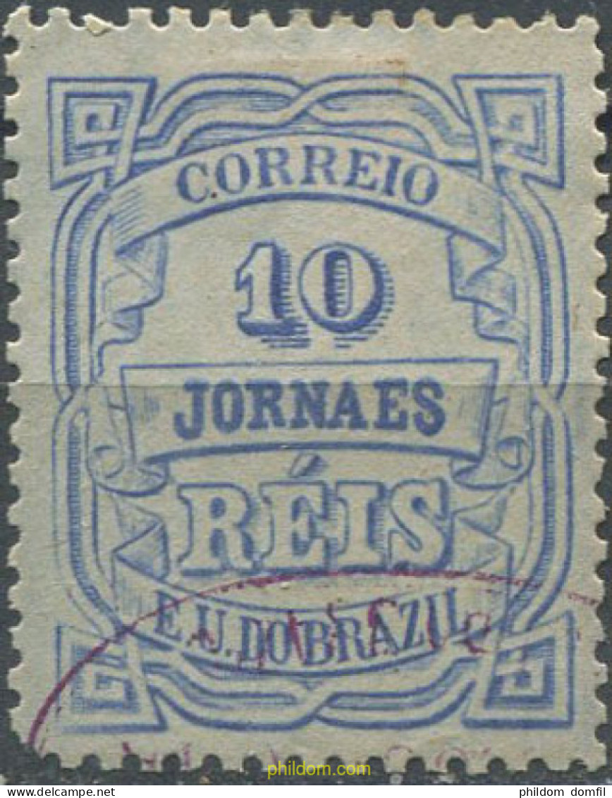 675327 USED BRASIL 1890 SELLOS PARA PERIODICOS. - Unused Stamps