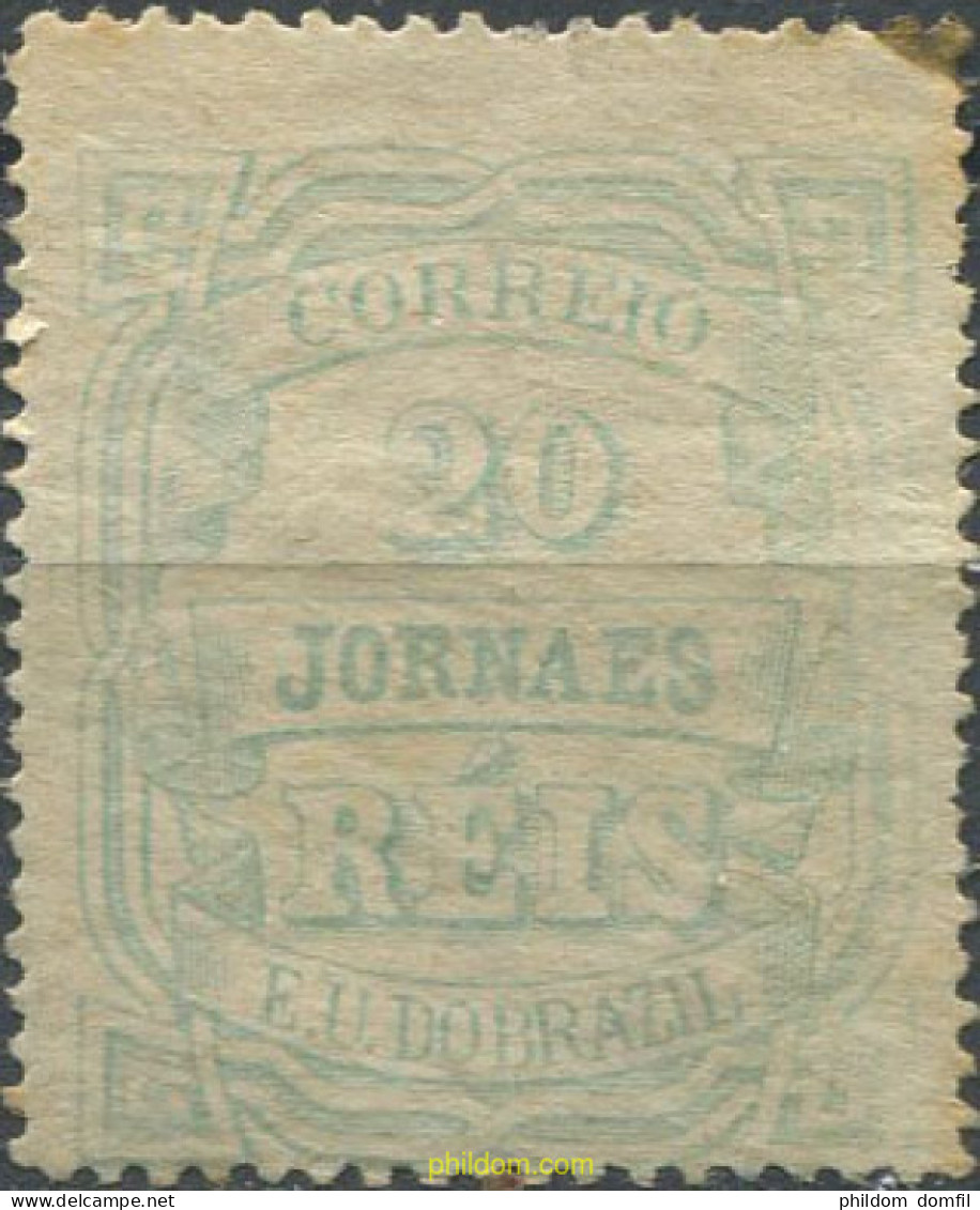 675328 HINGED BRASIL 1890 SELLOS PARA PERIODICOS. - Nuovi