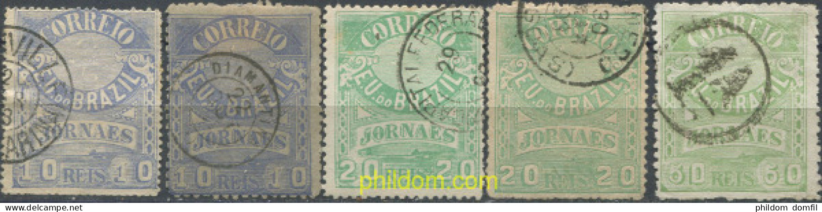 675336 USED BRASIL 1891 SELLOS PARA PERIODICOS - Unused Stamps