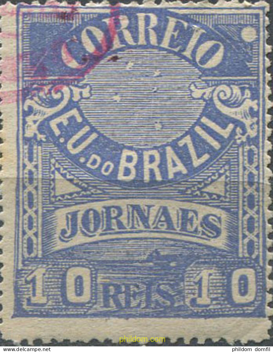 675337 USED BRASIL 1891 SELLOS PARA PERIODICOS - Ungebraucht