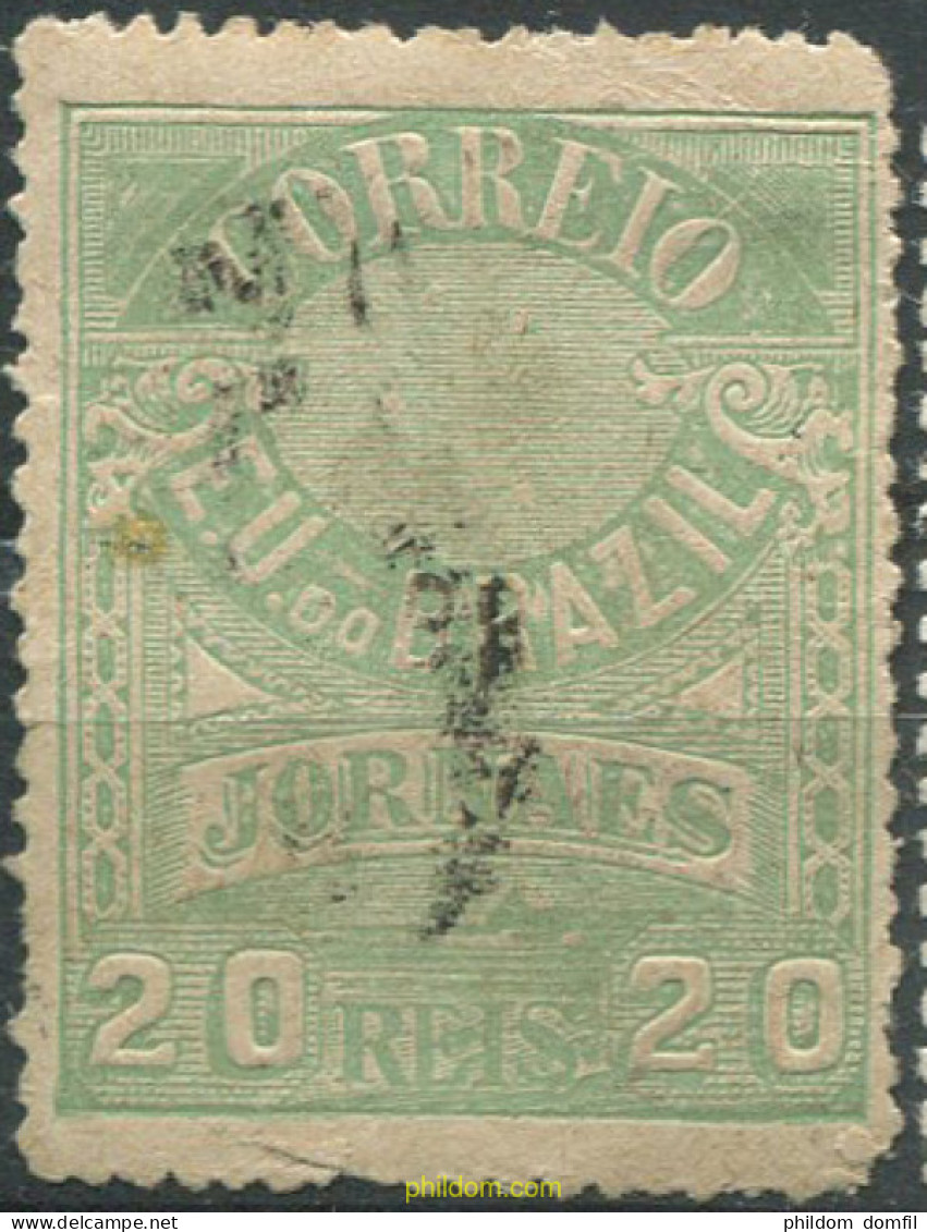 675341 USED BRASIL 1891 SELLOS PARA PERIODICOS - Nuevos