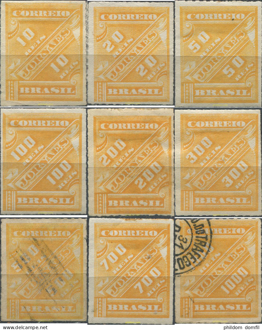 675265 HINGED BRASIL 1889 SELLOS PARA PERIODICOS, - Neufs