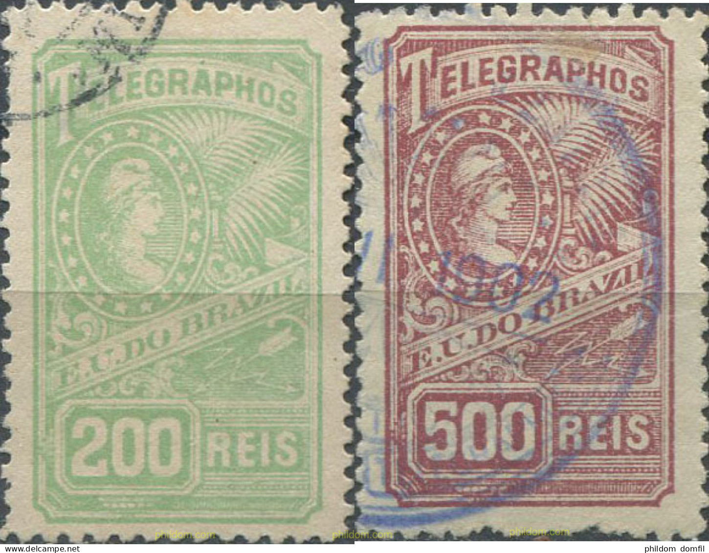 675972 USED BRASIL 1899 TELEGRAFOS, - Ongebruikt