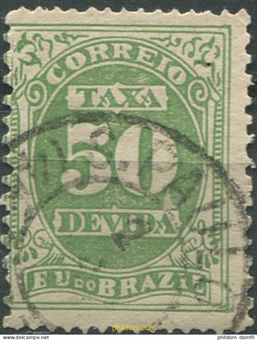 675840 USED BRASIL 1895 SELLOS DE TASA - Unused Stamps