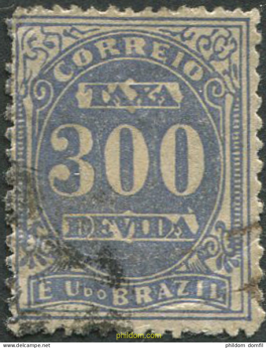 675846 USED BRASIL 1895 SELLOS DE TASA - Unused Stamps