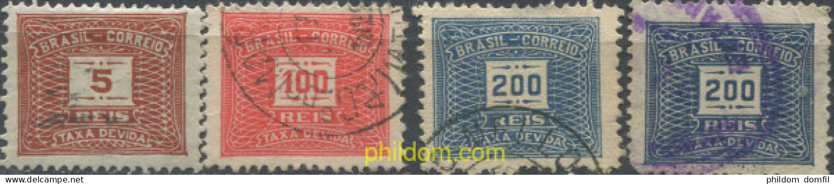 675871 USED BRASIL 1919 SELLOS DE TASA - Nuovi